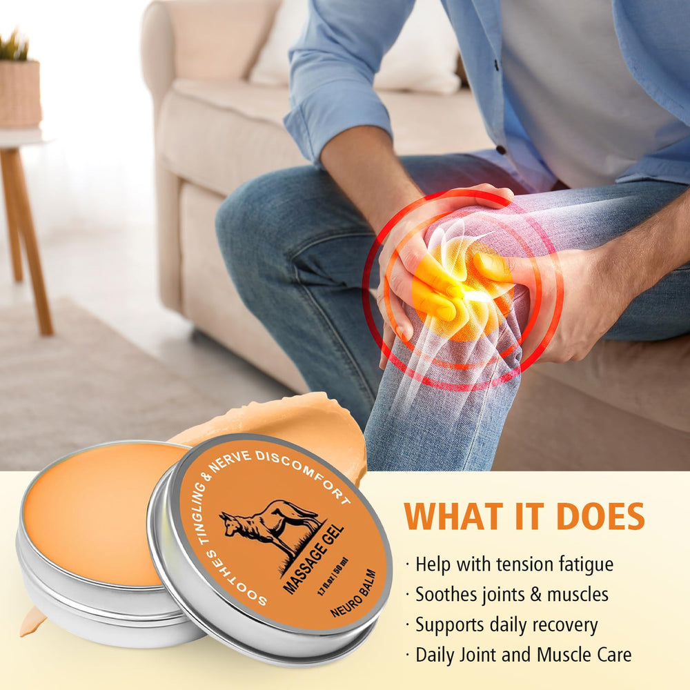 Cream texture of Therawolf Neuro Balm ready for massage