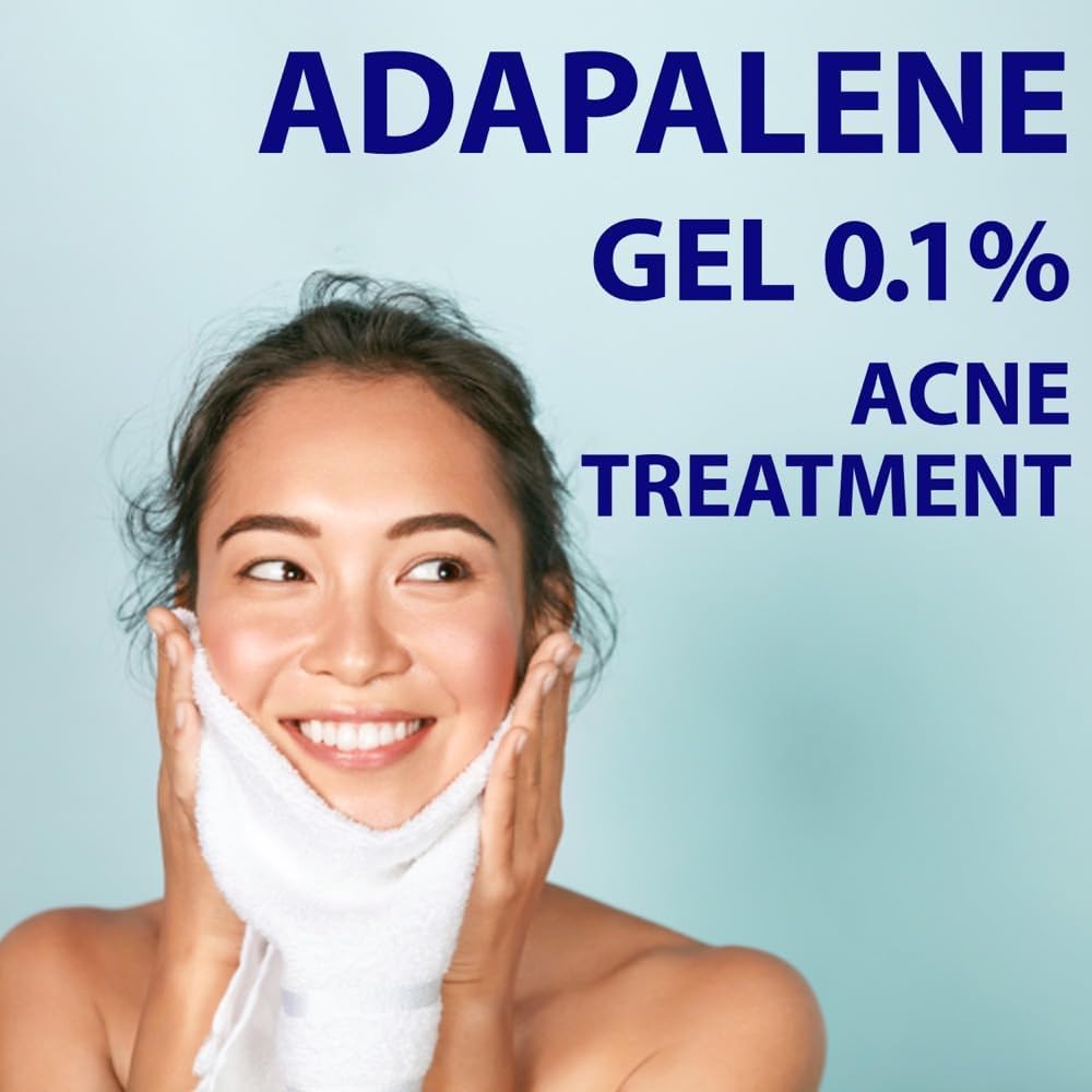 TARO Adapalene Gel packaging, dermatologist-approved acne care.
