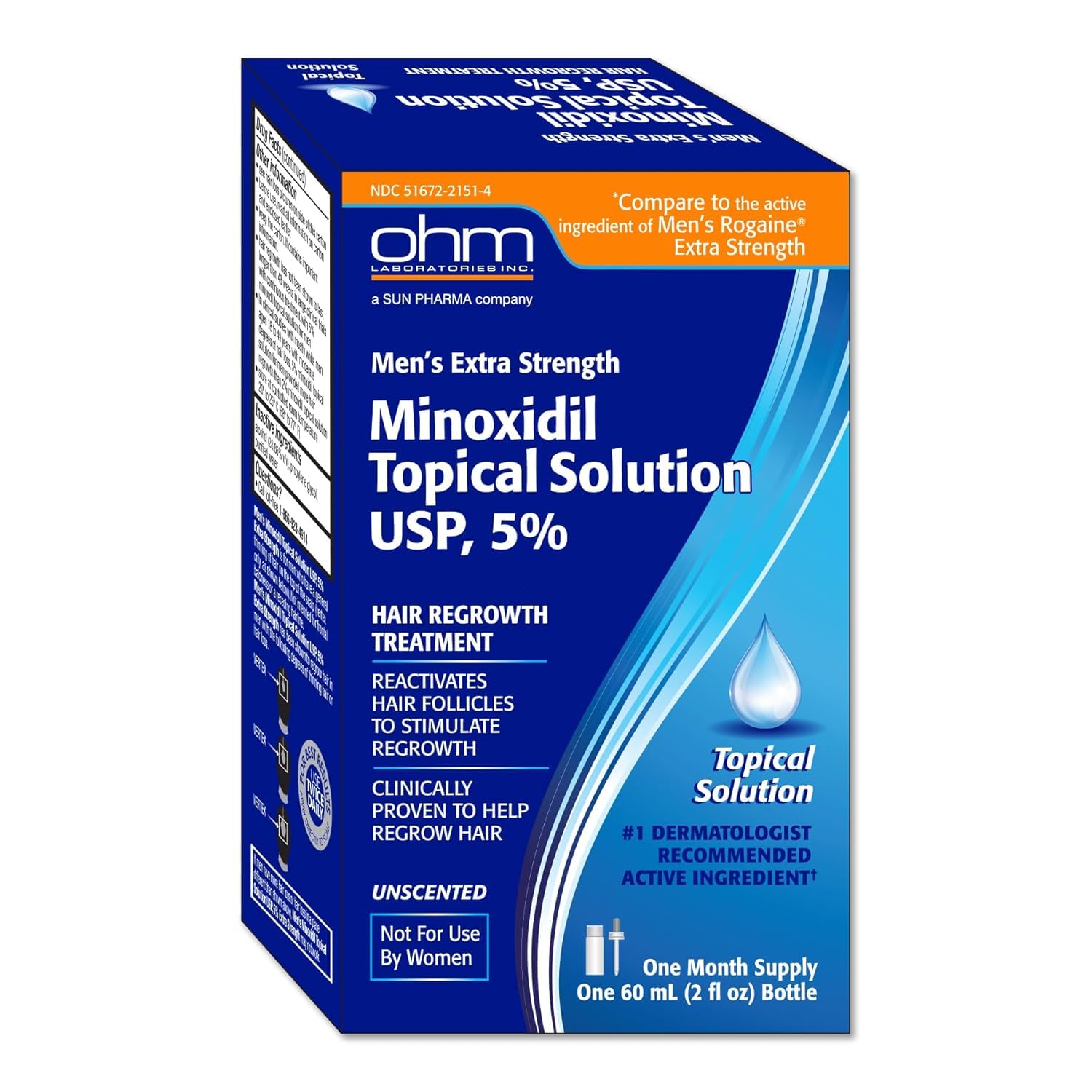 TARO Minoxidil 5% bottle ready for precise scalp application to support thinning treatment.