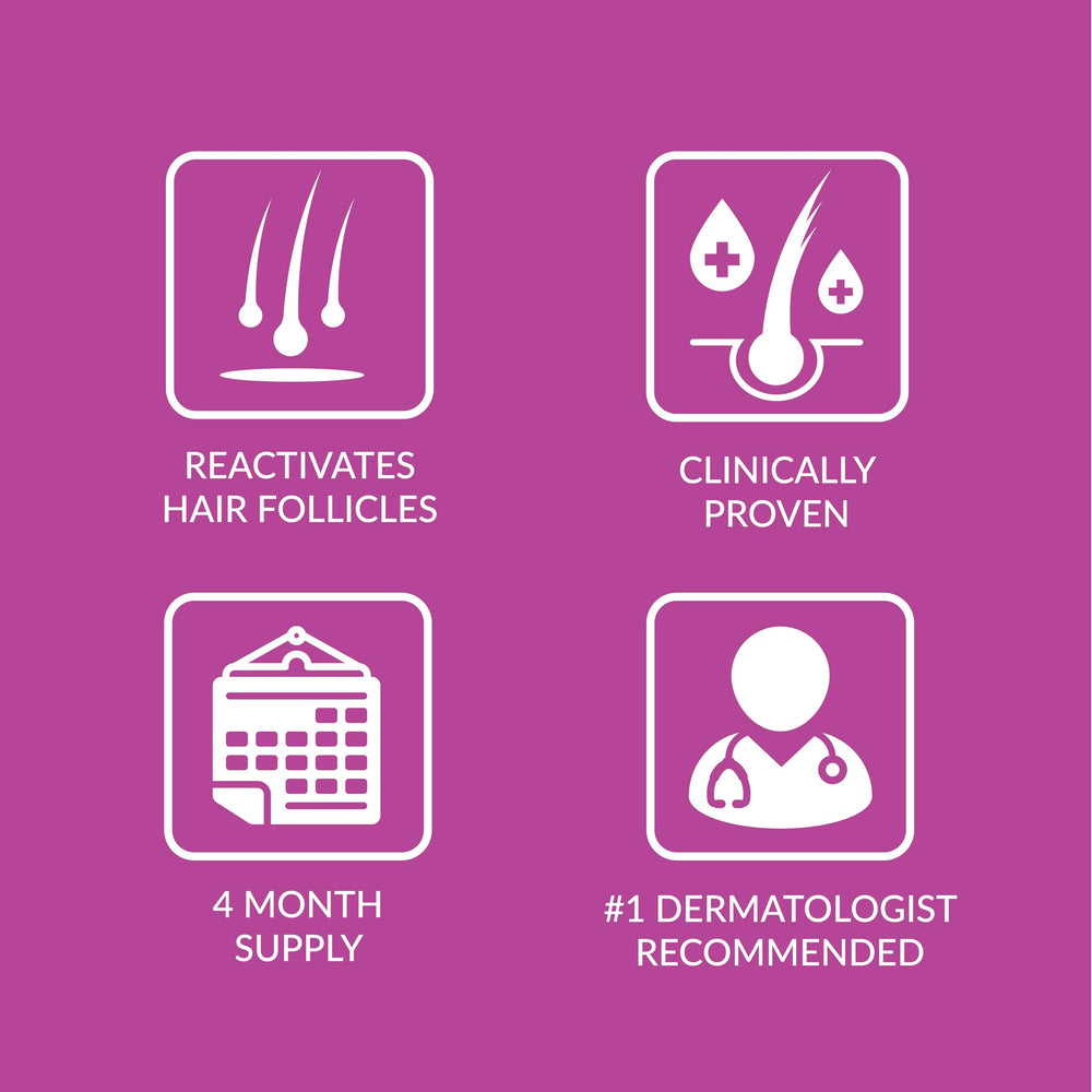 Visual of woman with regrowth potential and natural look.
