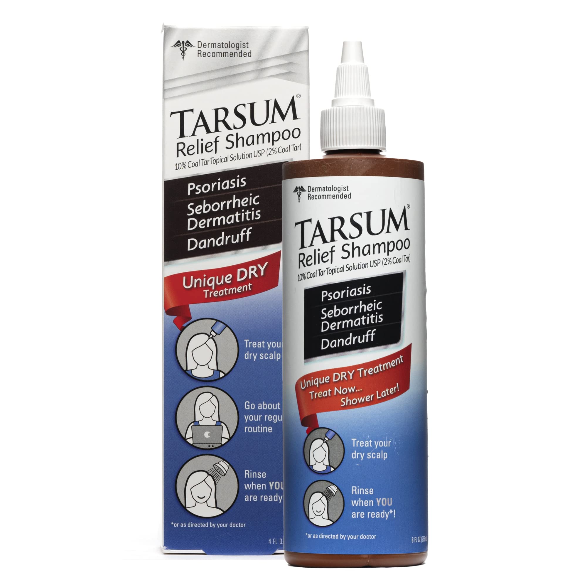 Tarsum Leave-on duration graphic from 5 minutes to 1 hour