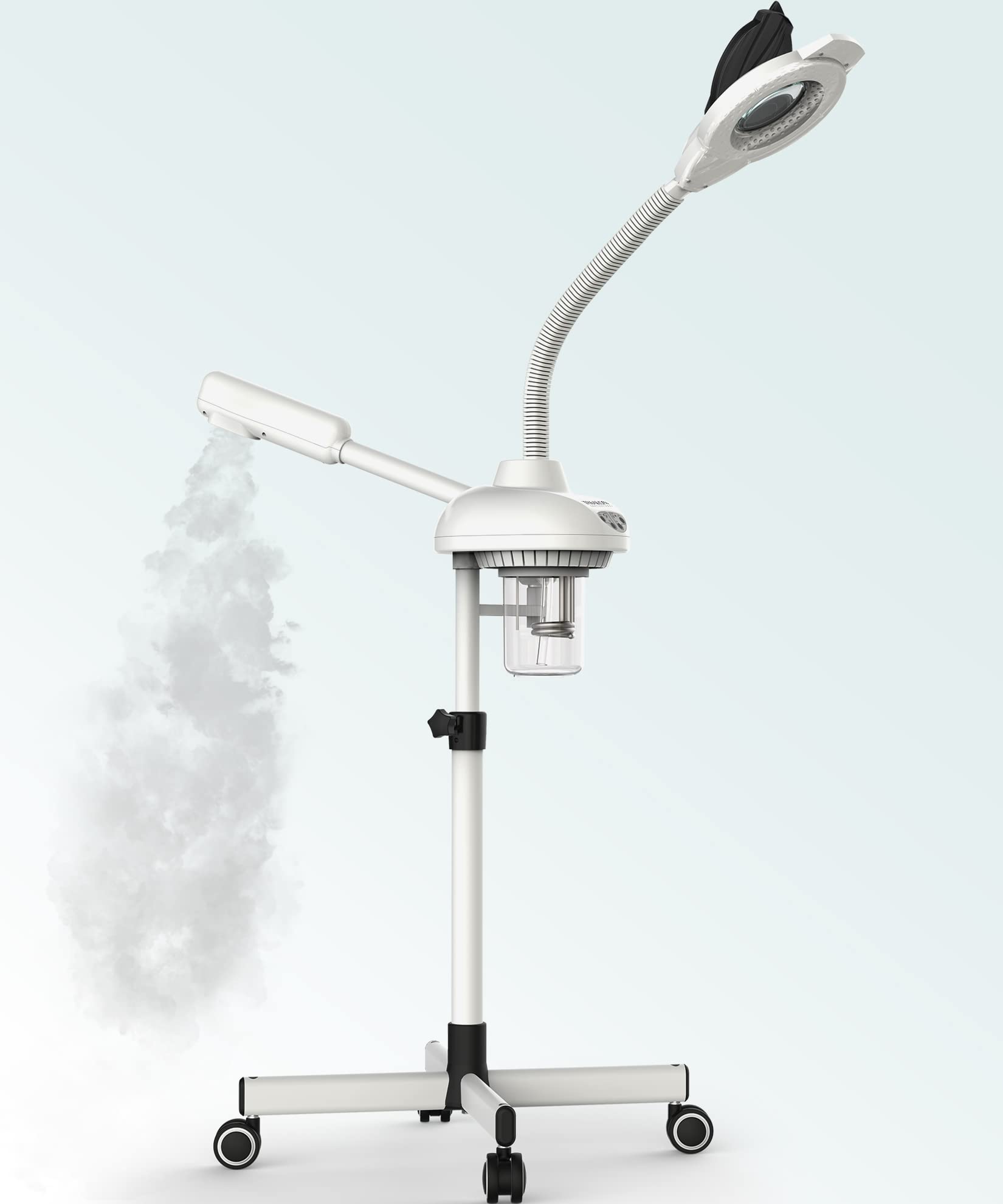 TASALON four-leg wheel base makes it easy to move between stations.