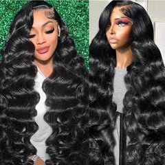 Tasumla 30 inch body wave lace front wig for natural volume and long-lasting bounce