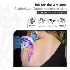 Tat2Skin InkFuel stencil ink helps achieve high-definition stencil outputs.