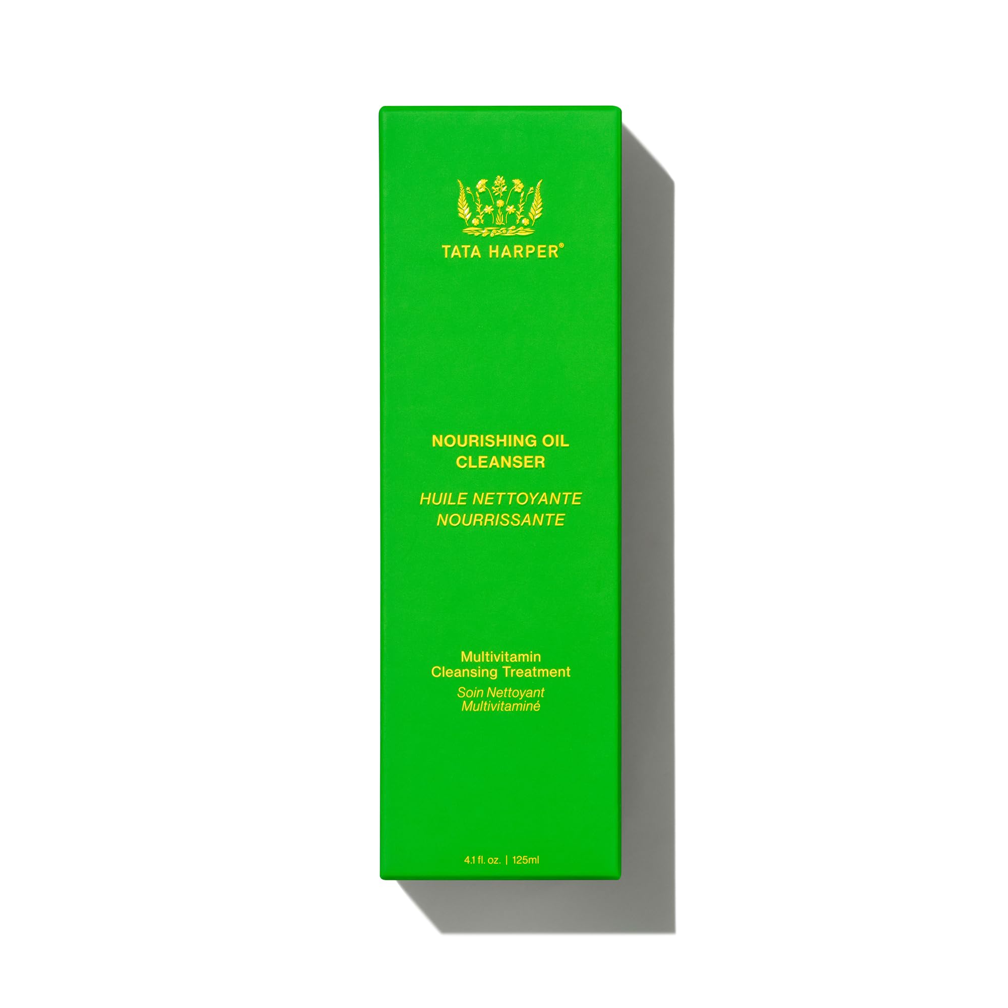 Tata Harper Nourishing Oil Cleanser dispense-cap closeup shows hygienic usage