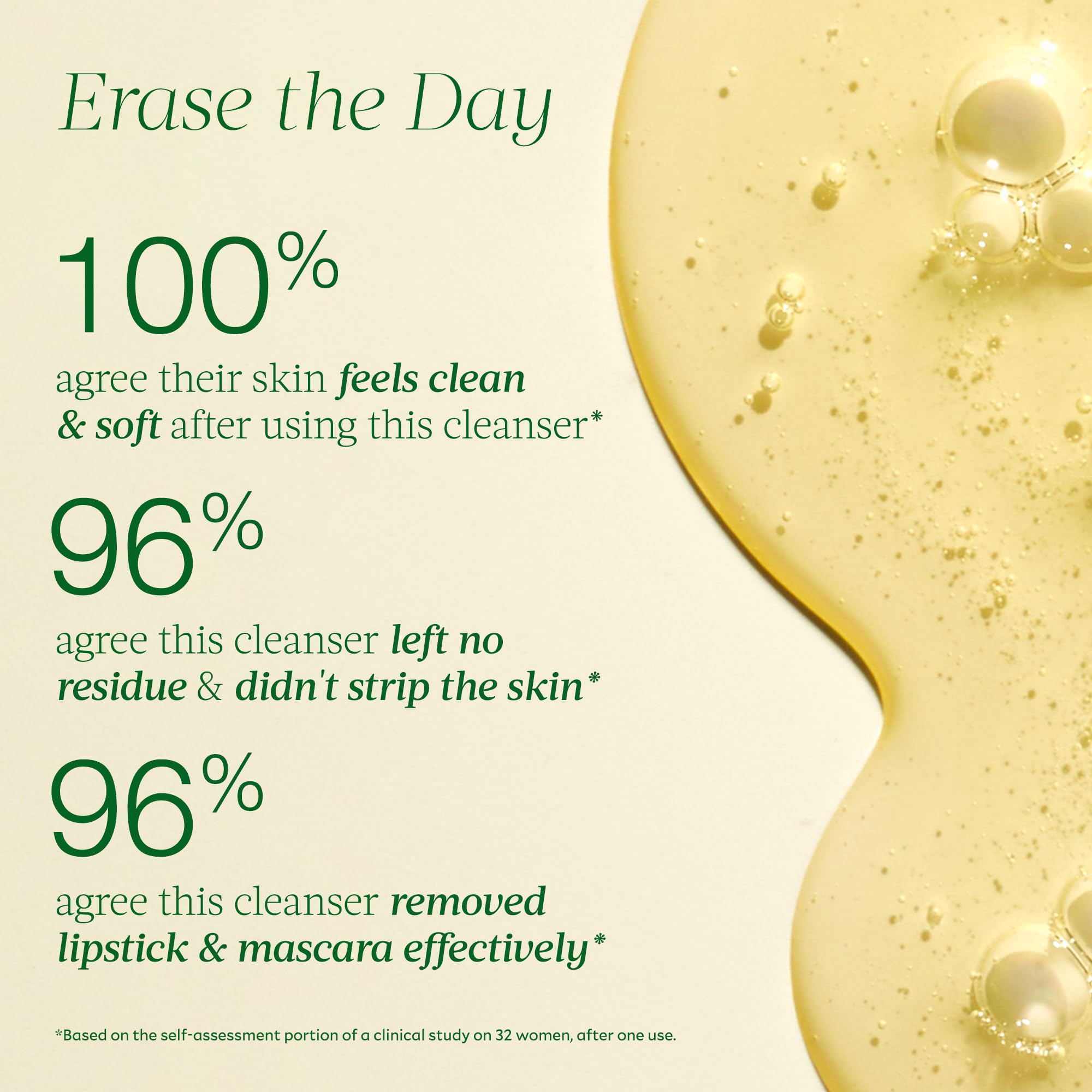 Tata Harper Nourishing Oil Cleanser makeup removal scene with soft lighting