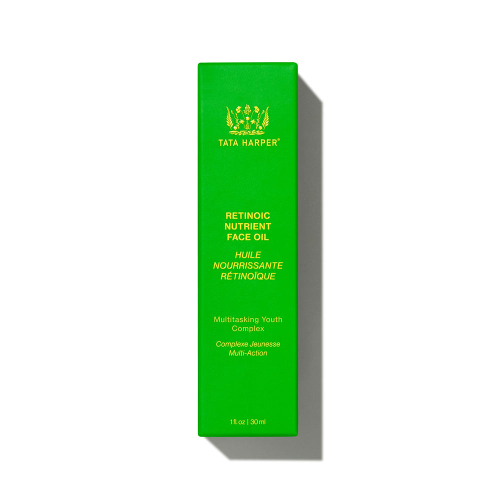 Tata Harper Retinoic Nutrient Face Oil on skin with silky texture