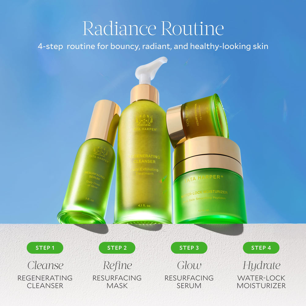 Natural ingredients panel on Tata Harper Water-Lock moisturizer.
