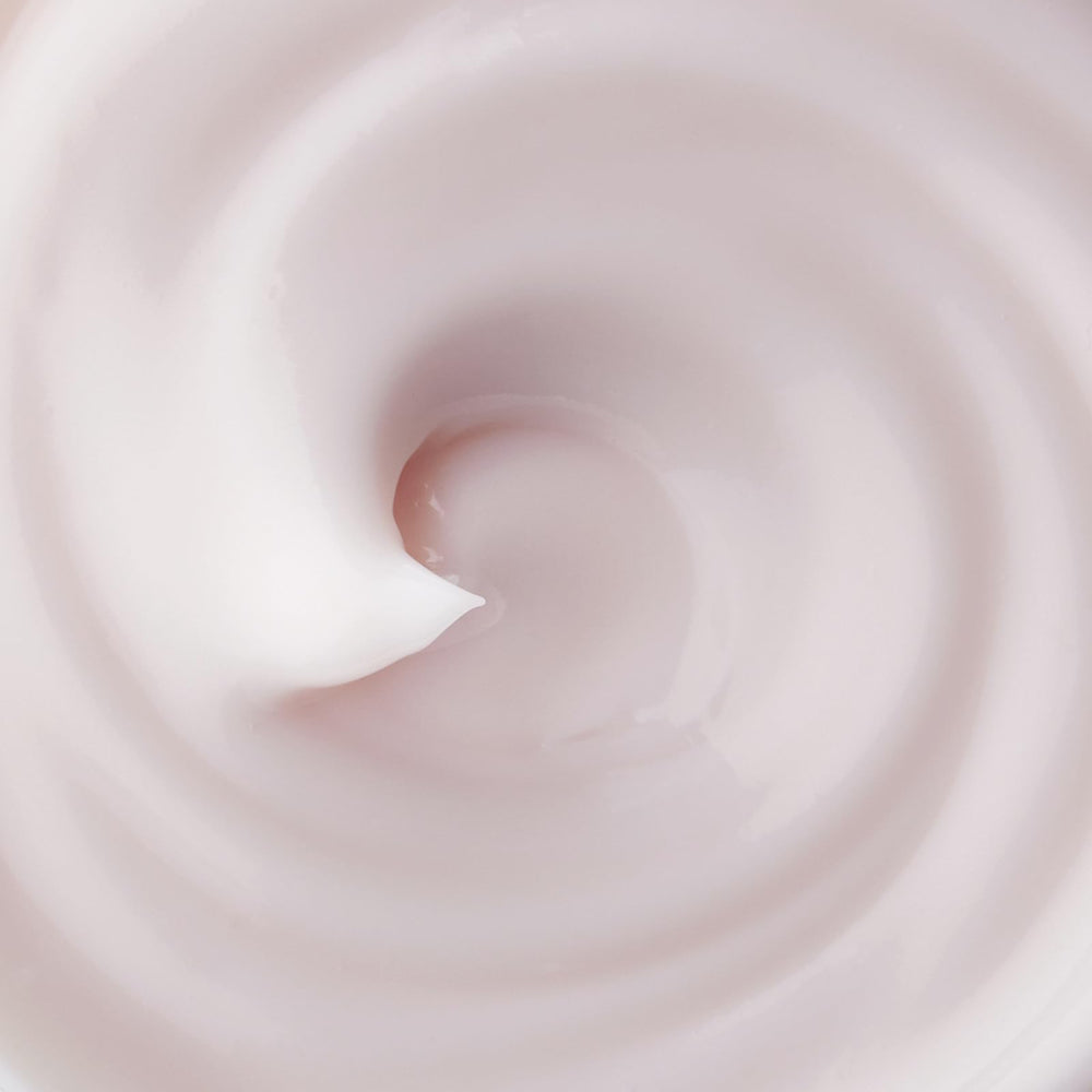 TATCHA Ageless Enriching Renewal Cream ingredients close-up highlights rice bran and green tea.
