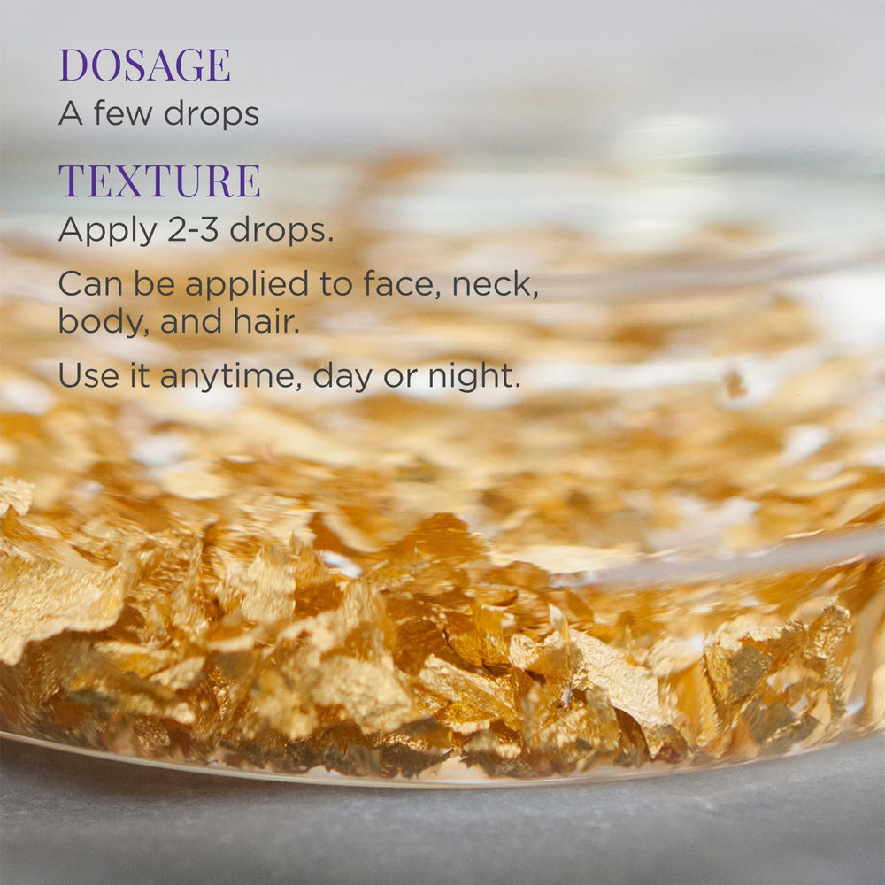TATCHA Gold Camellia Beauty Oil packaging showing premium skincare ritual.