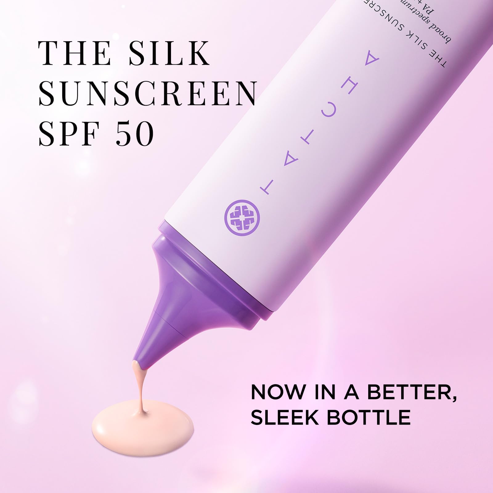 TATCHA Silk Sunscreen mineral formula highlight lightweight comfort on all skin types.