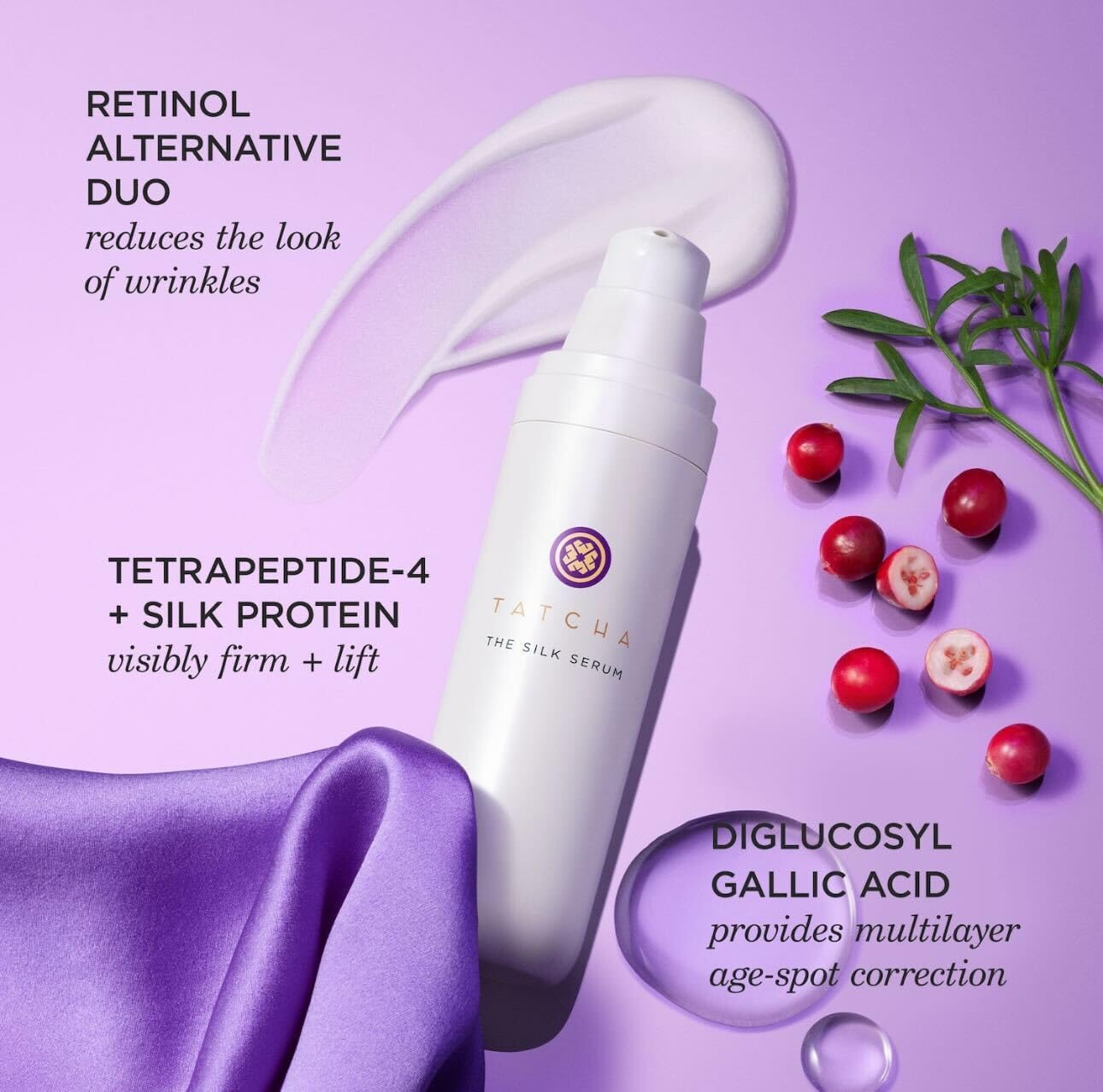 Tatcha starter ritual set lifestyle shot demonstrates a two week routine in action