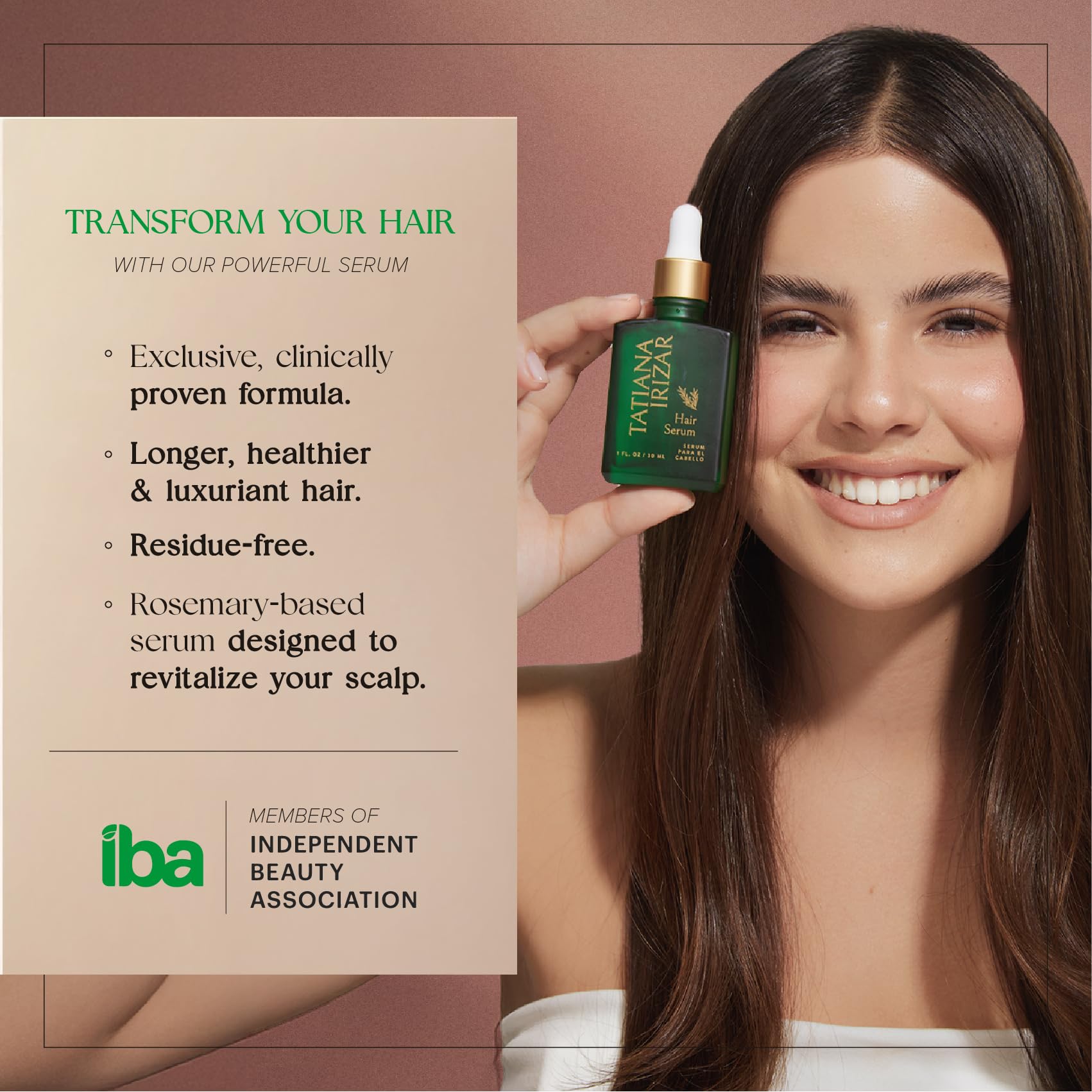 Tatiana Irizar made-in-usa label, quality you can trust for everyday care.