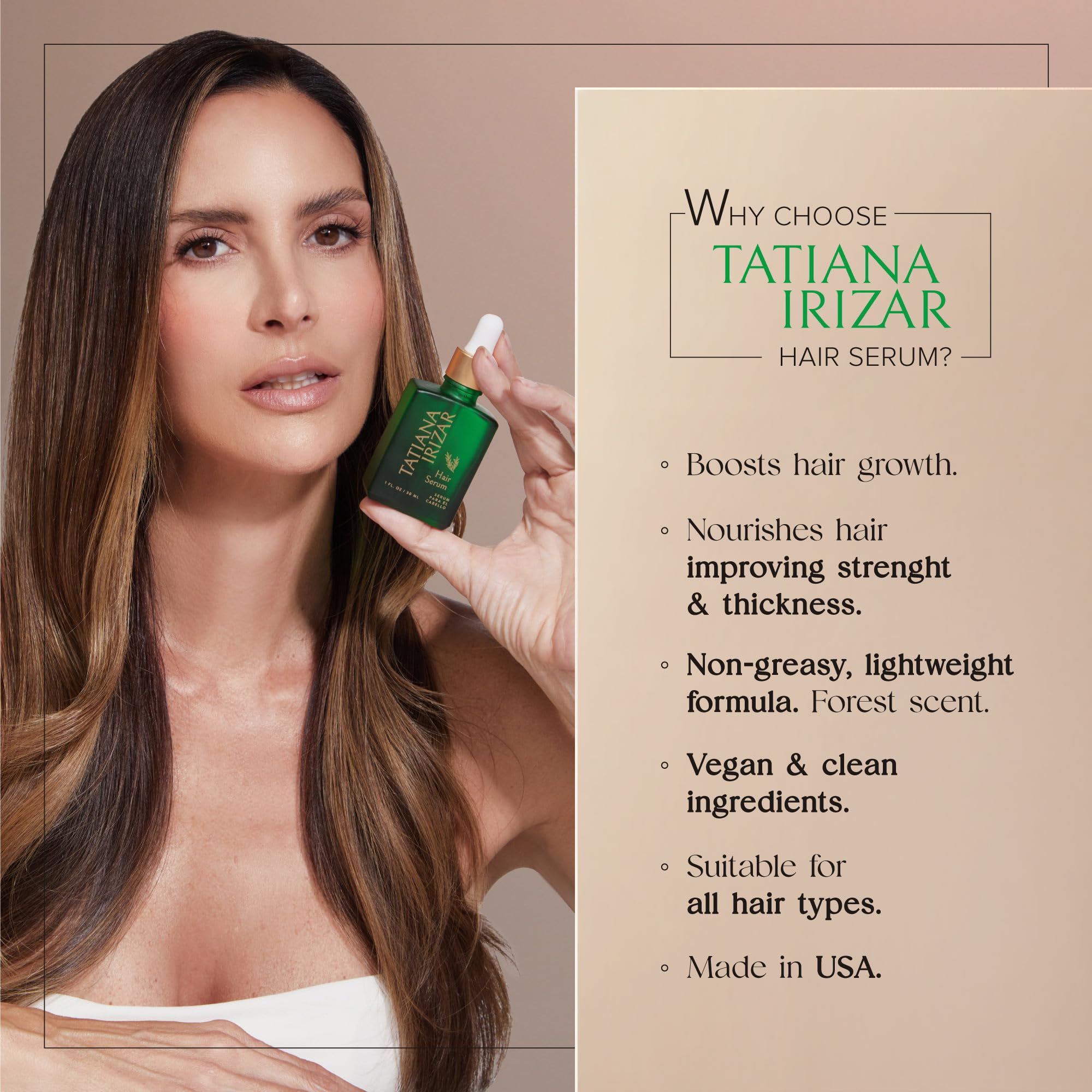 Tatiana Irizar non-greasy herbal scent delivers refreshing scalp feel.