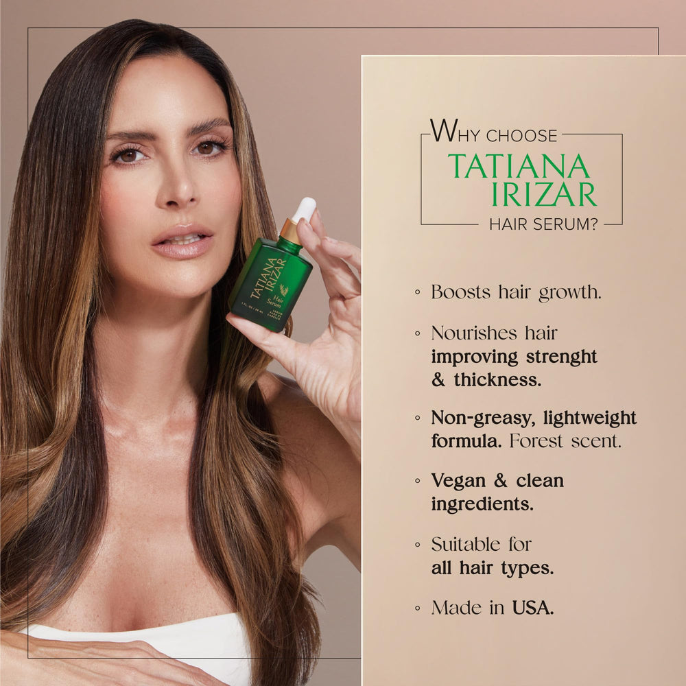 Tatiana Irizar non-greasy herbal scent delivers refreshing scalp feel.