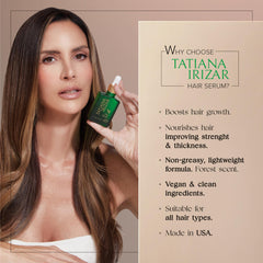 Tatiana Irizar non-greasy herbal scent delivers refreshing scalp feel.