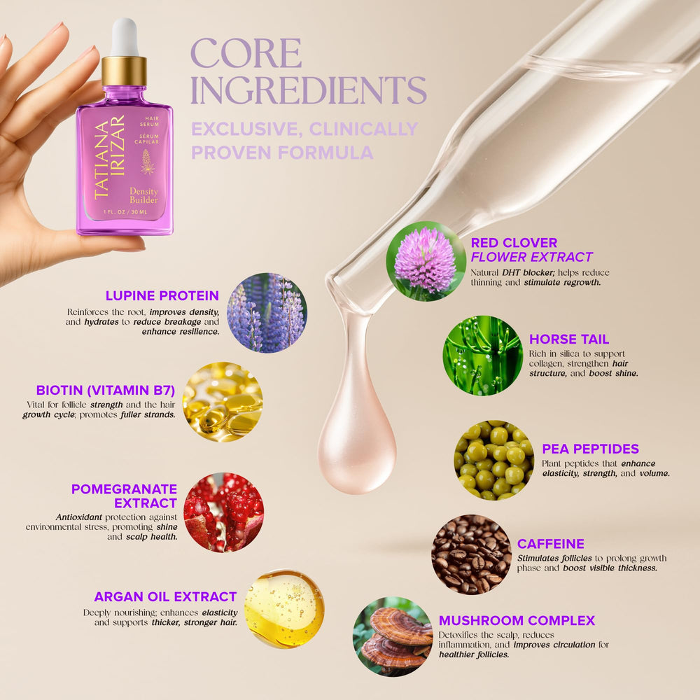 Tatiana Irizar non-greasy formula for weightless daily use.