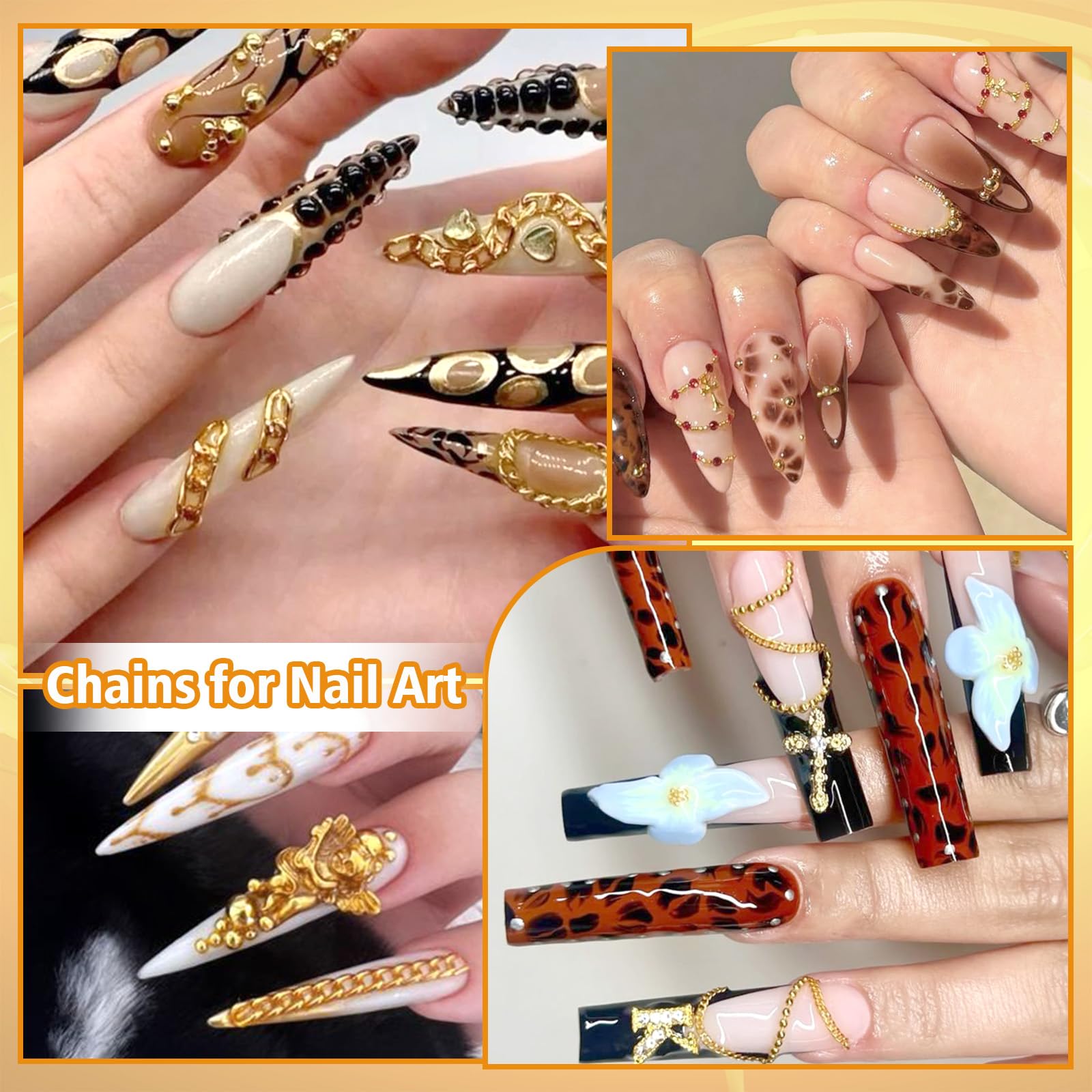 Tatiwoo kit fits natural or artificial nails and crafts.