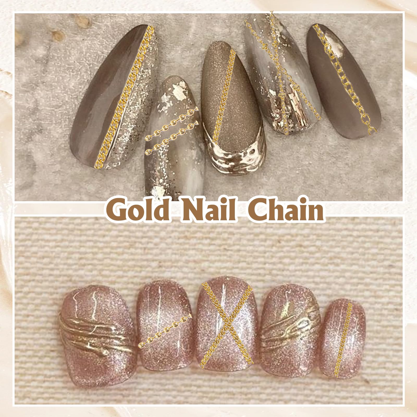 Tatiwoo style 06 nail chains pair with other jewelry for versatile looks
