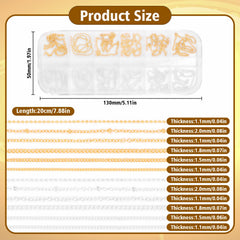 Tatiwoo two-box chain set enables bold nail designs.