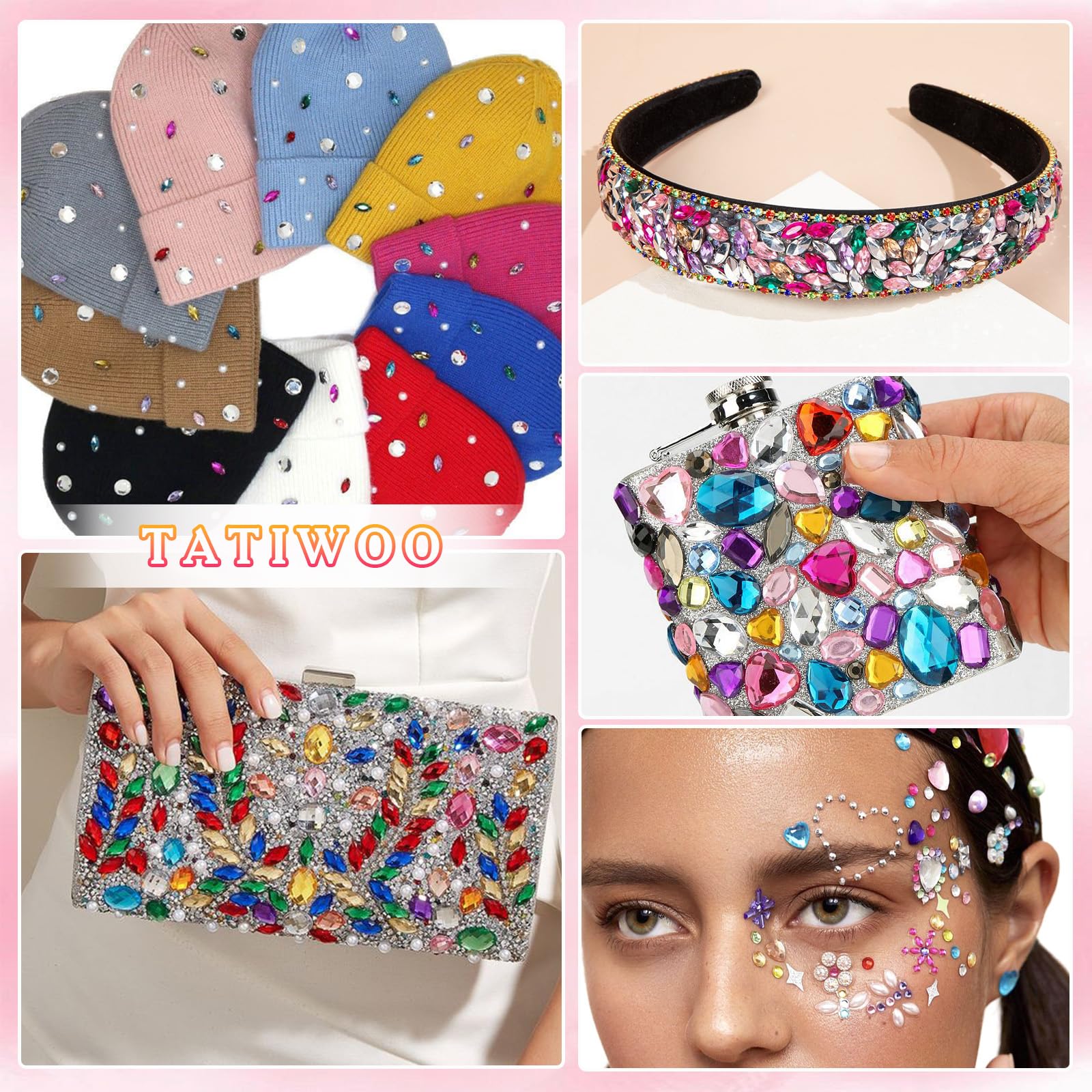 Tatiwoo compact storage tray keeps gems organized for on-the-go decorating