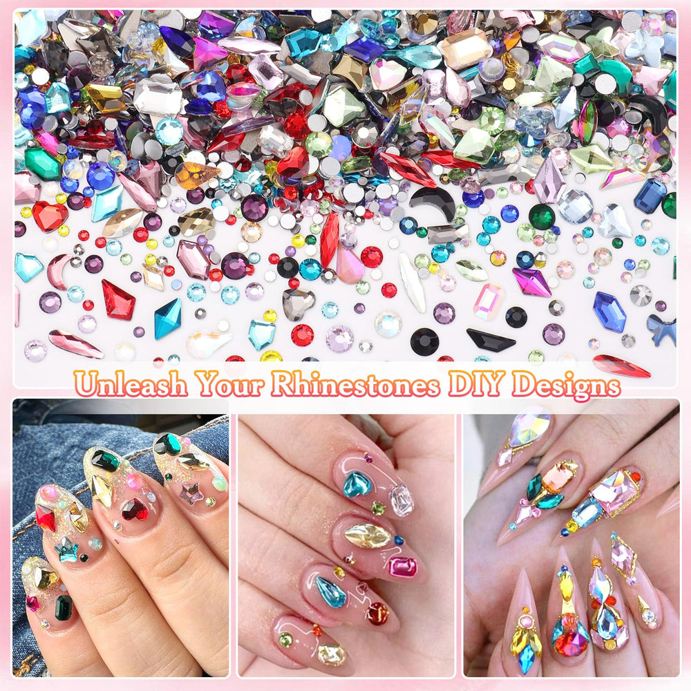 Tatiwoo rhinestones for nails and more with wide applications on various surfaces