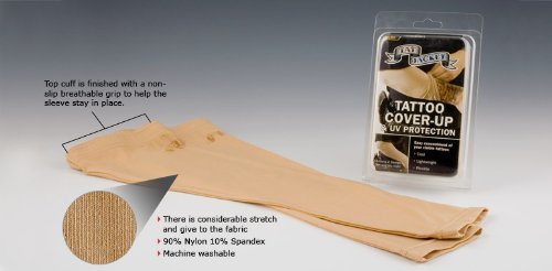 Tatjacket full-arm coverage sleeve shown for seamless daily concealment.