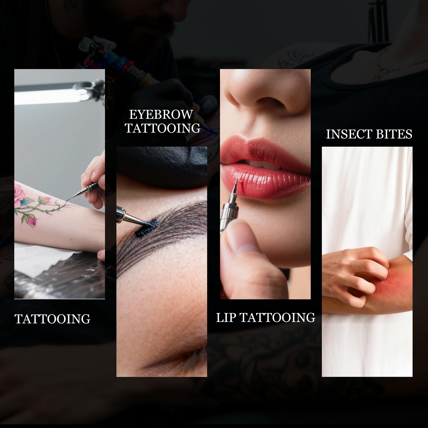 Tattoo Cream vegan-petroleum-free; vegan, petroleum-free formula for plant-based care.