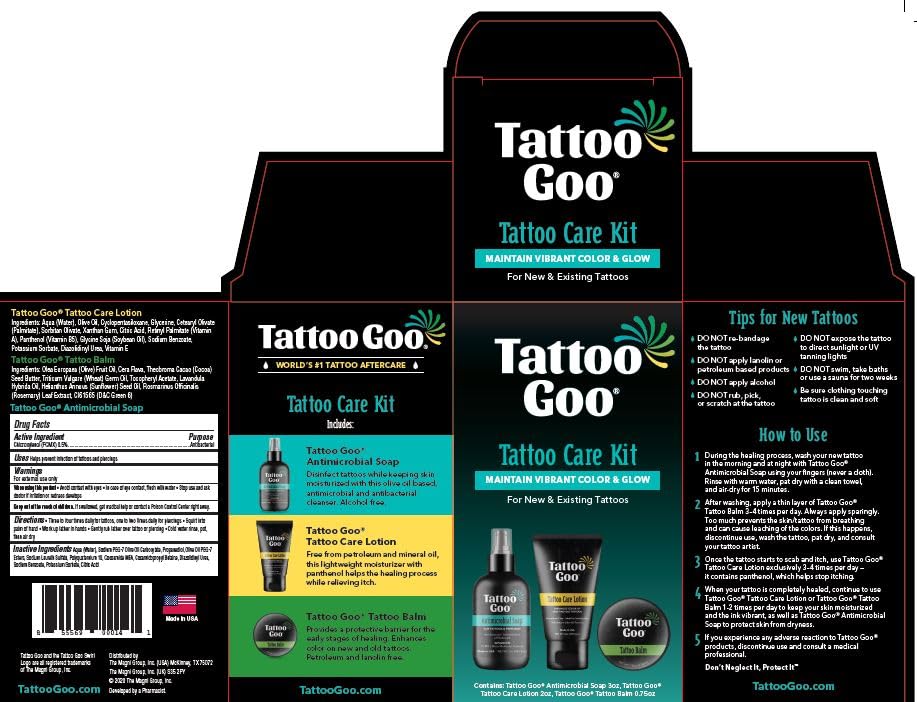 Tattoo Goo olive oil ingredient close-up highlighting skin-nourishing moisture