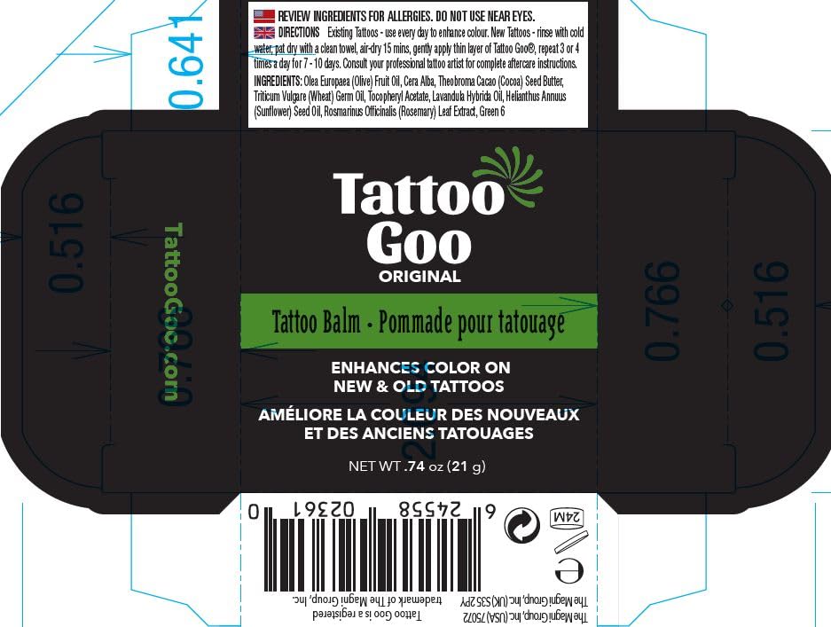 Tattoo Goo panthenol ingredient note for extra hydration