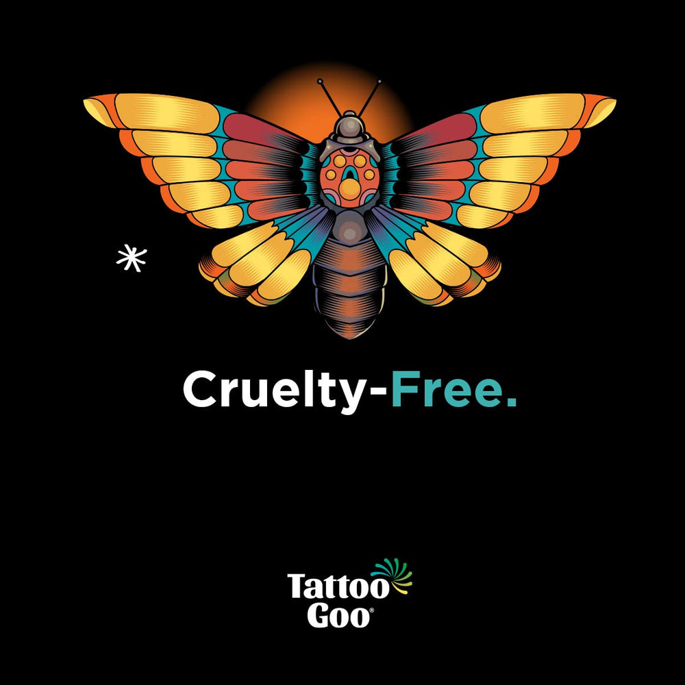 Tattoo Goo piercing care packaging shown for travel or home