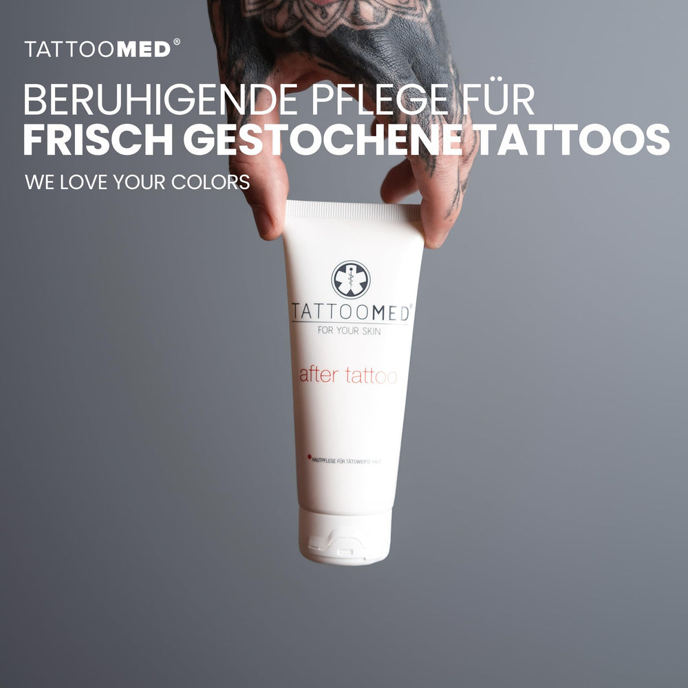 TattooMed After Tattoo bottle and packaging for convenient care