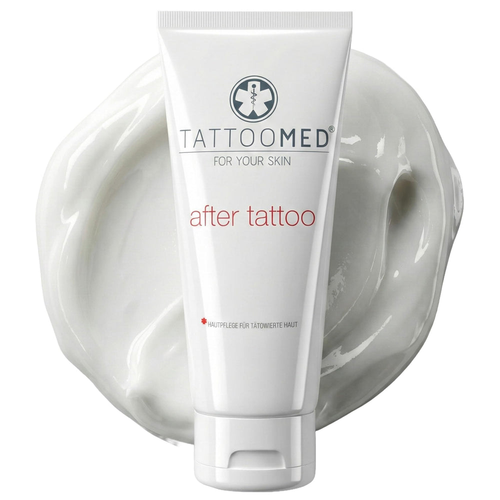 TattooMed After Tattoo being applied to fresh skin for soothing protection