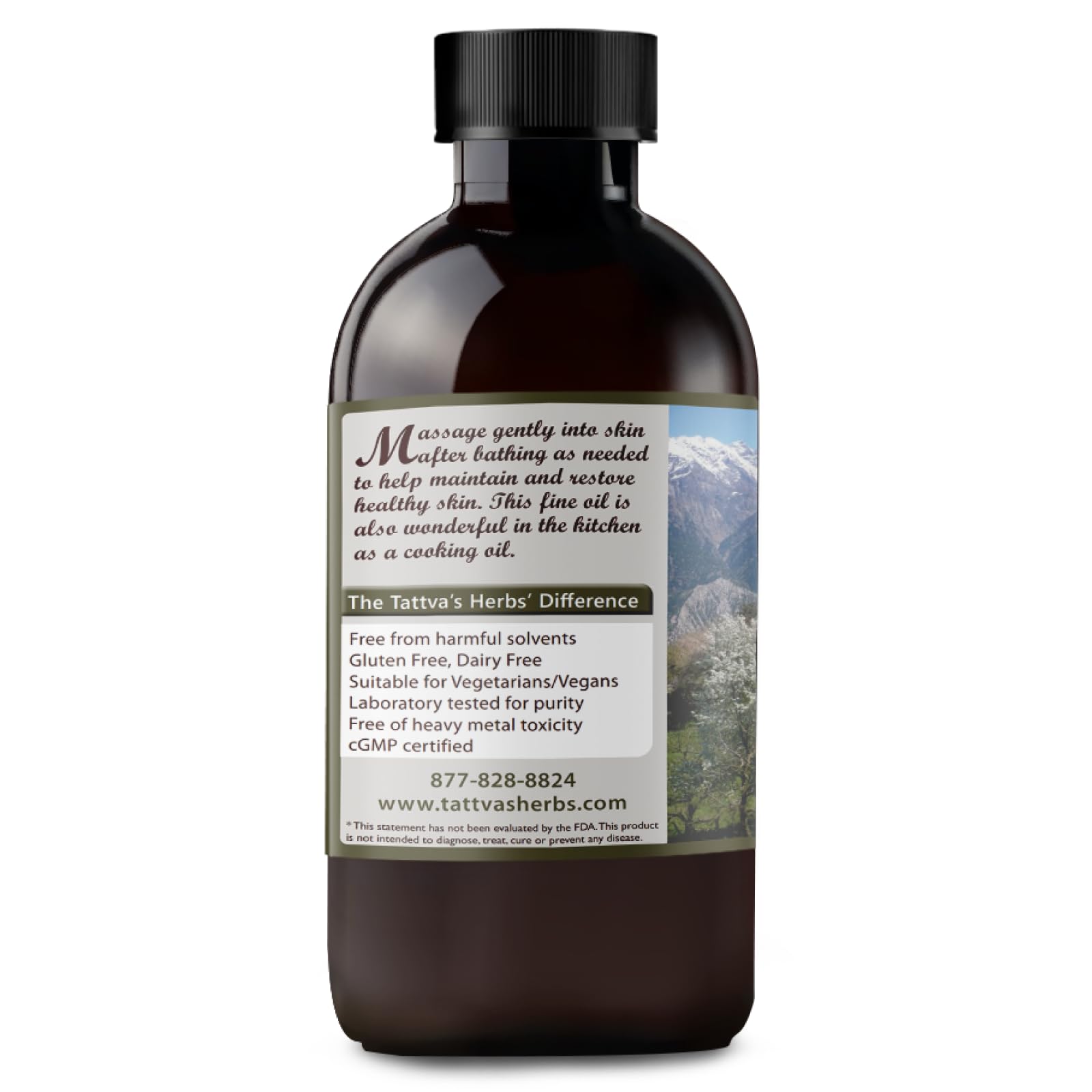 Tattva's Herbs Mustard Seed Oil 16 oz bottle ready for everyday use.