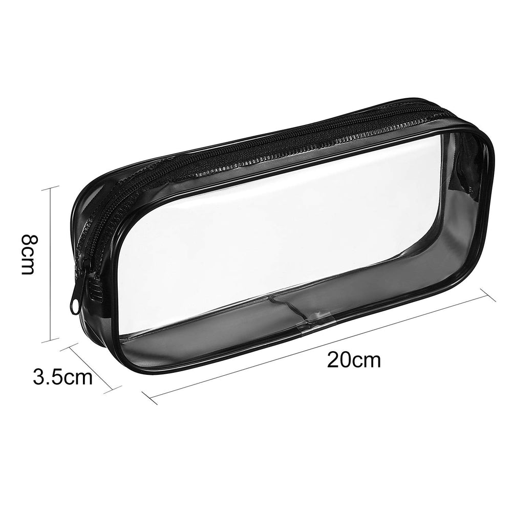 Tatuo clear PVC bag with big capacity in white for easy viewing