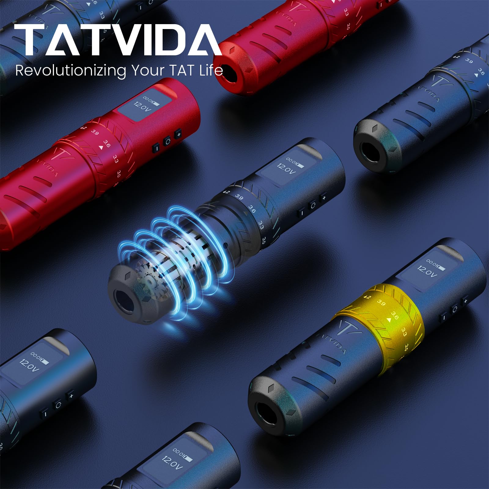 TATVIDA ergonomic grip promotes comfortable sessions during long practice