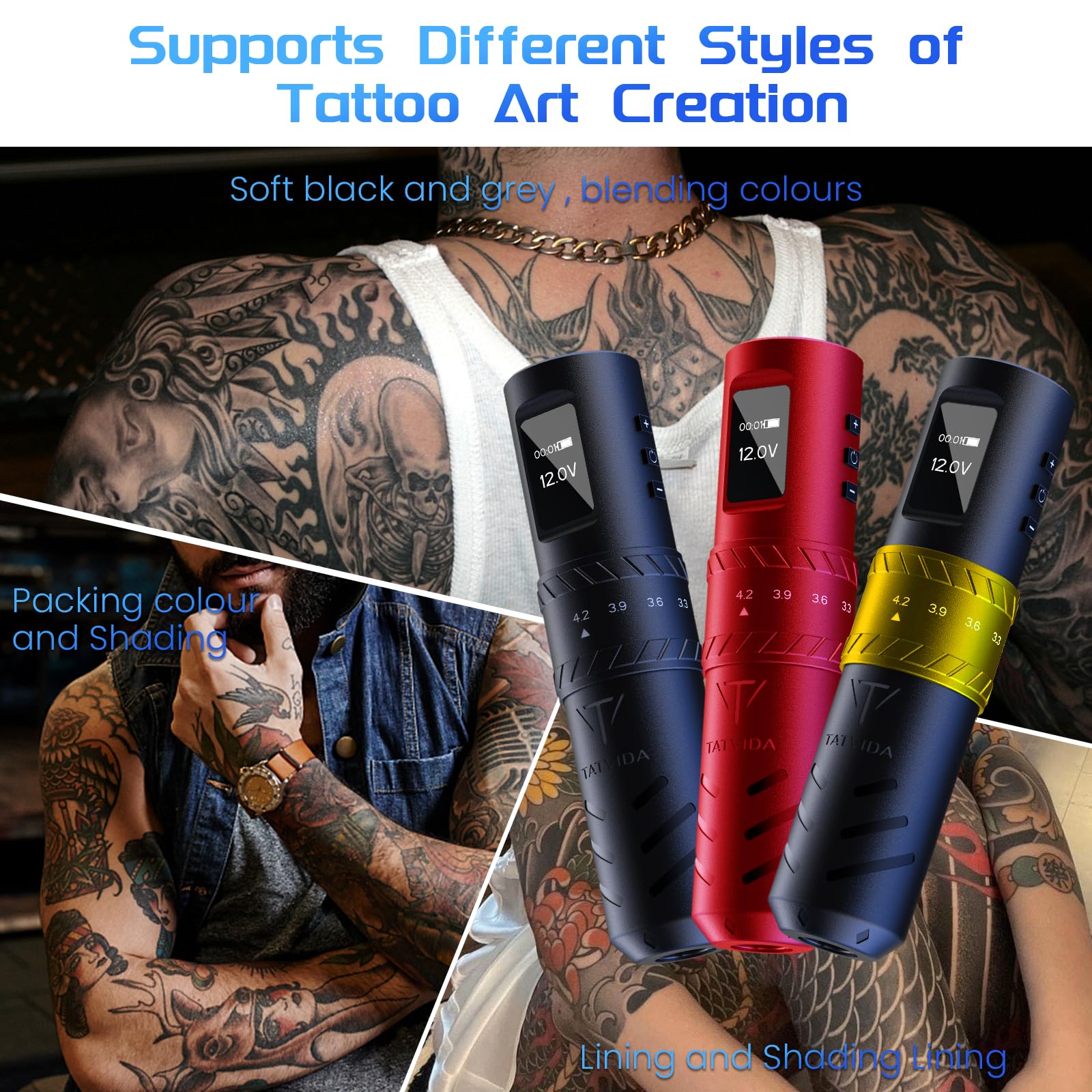 TATVIDA practice skin for realistic tattoo practice sessions