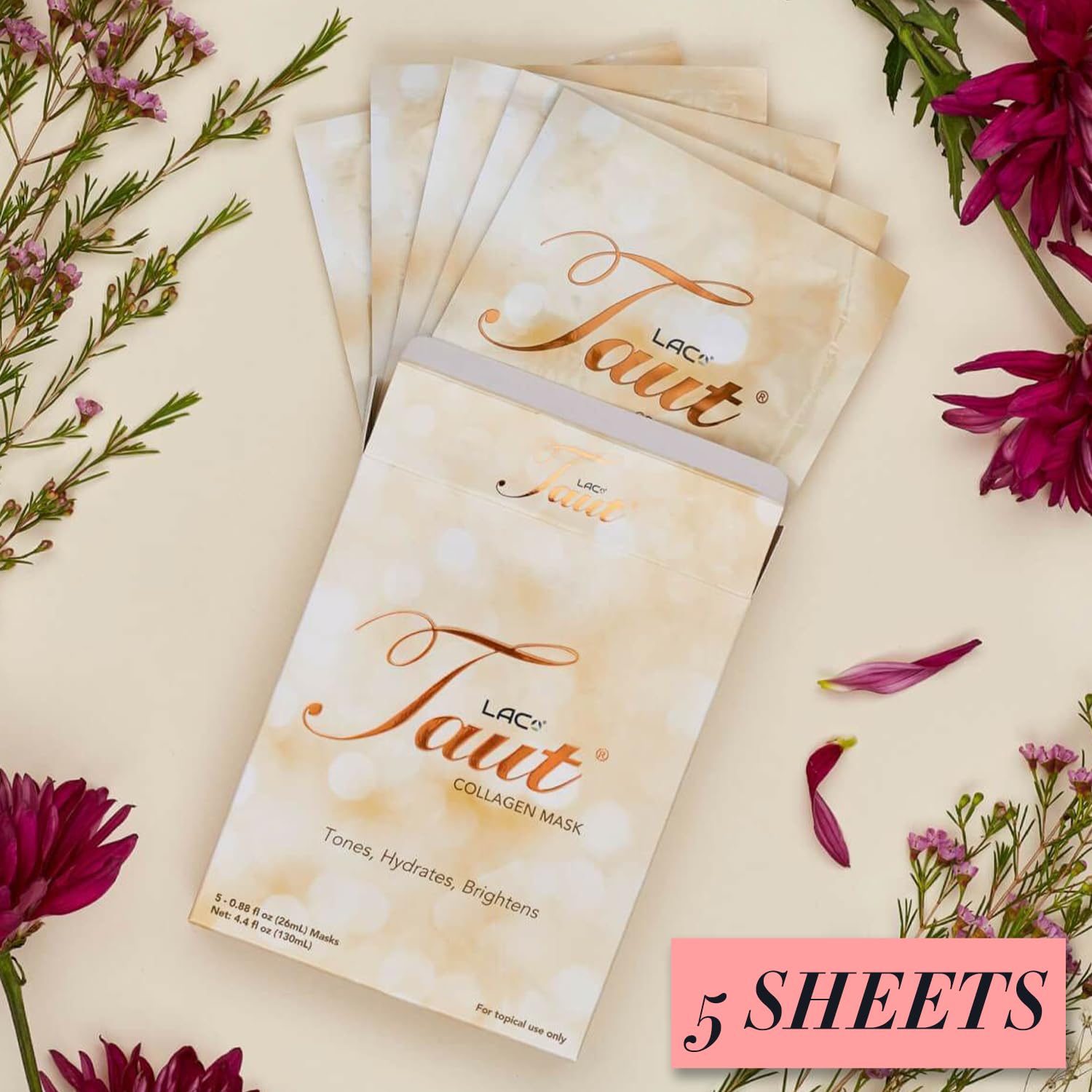 TAUT hyaluronic acid infusion boosts skin moisture and plumpness