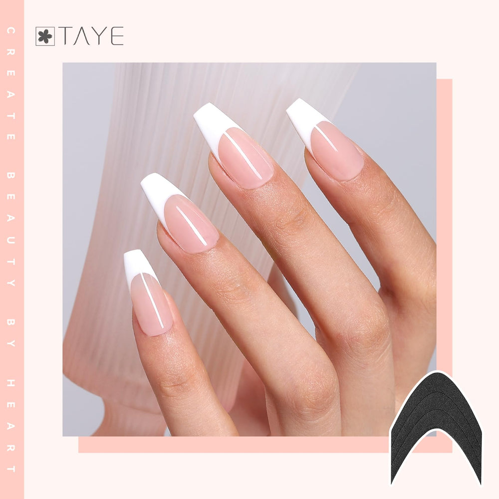 TAYE Base coat on nails to improve adhesion and finish.
