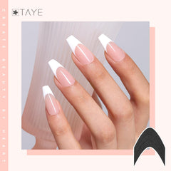 TAYE Base coat on nails to improve adhesion and finish.