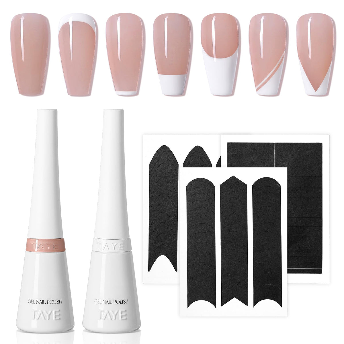 TAYE Jelly Nude bottle closeup for a salon-quality nude base.