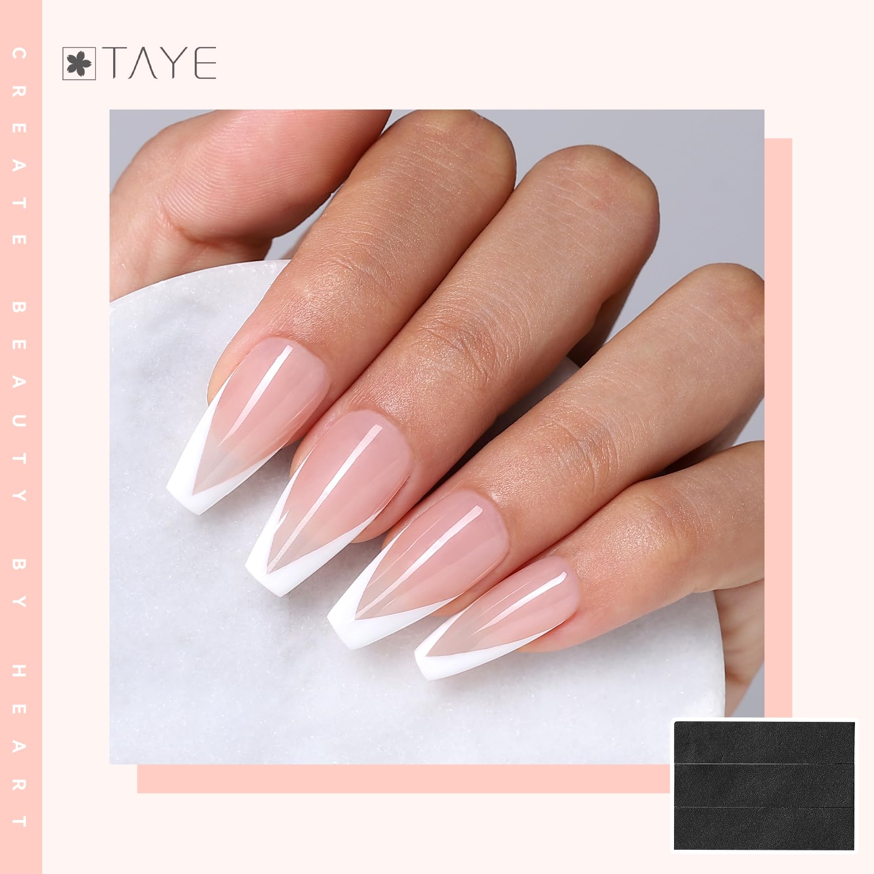 TAYE Nude base layer creates seamless French foundation.