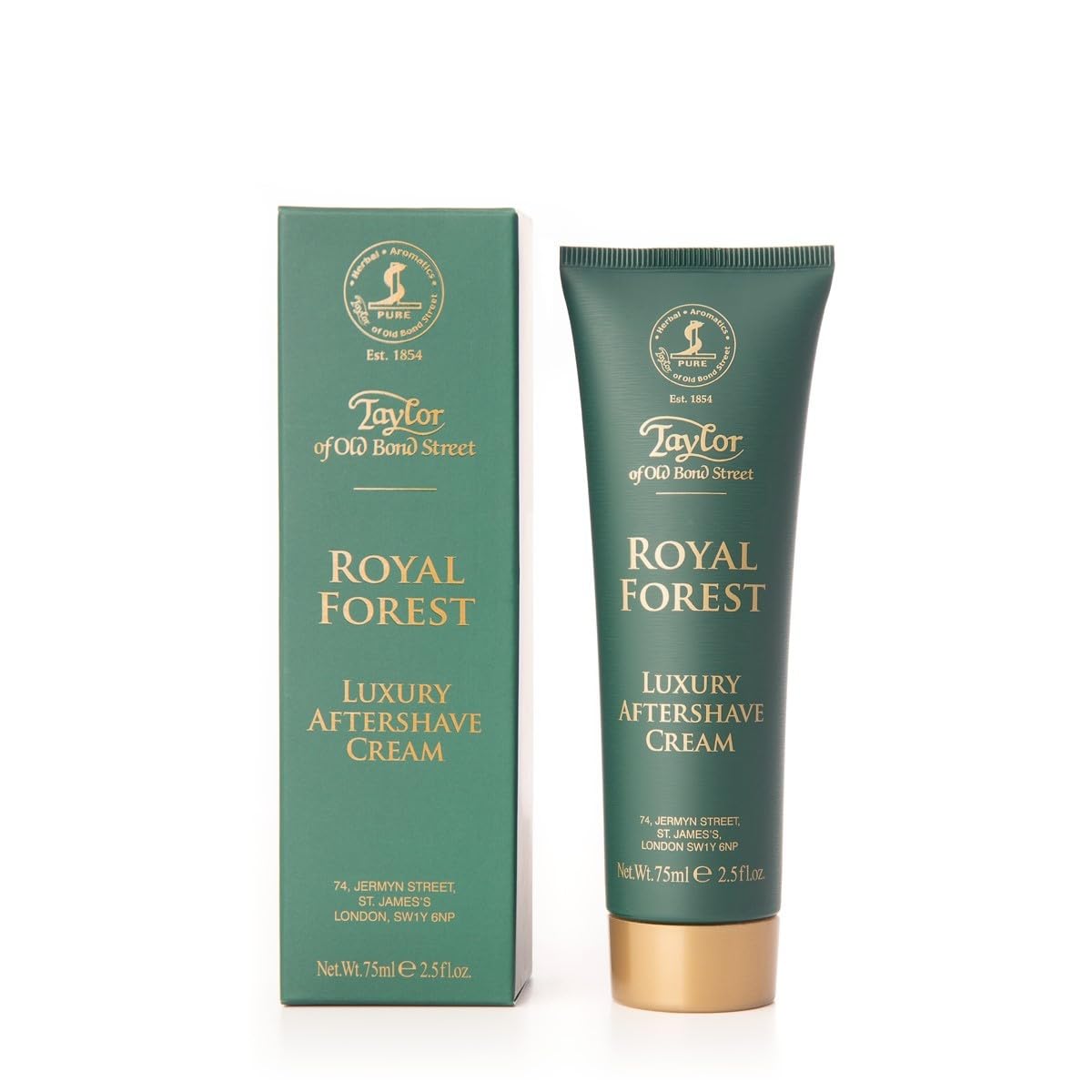 Taylor of Old Bond Street Royal Forest aftershave cream soothing daily grooming