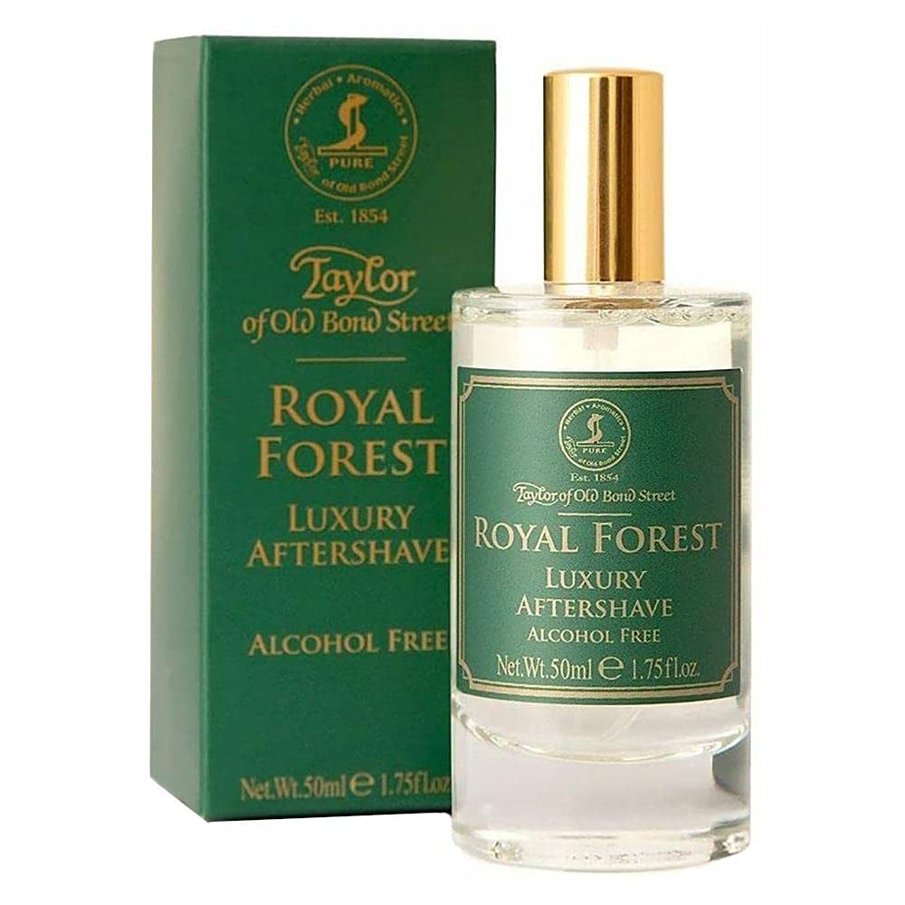 Taylor of Old Bond Street Royal Forest bottle for refined daily grooming.