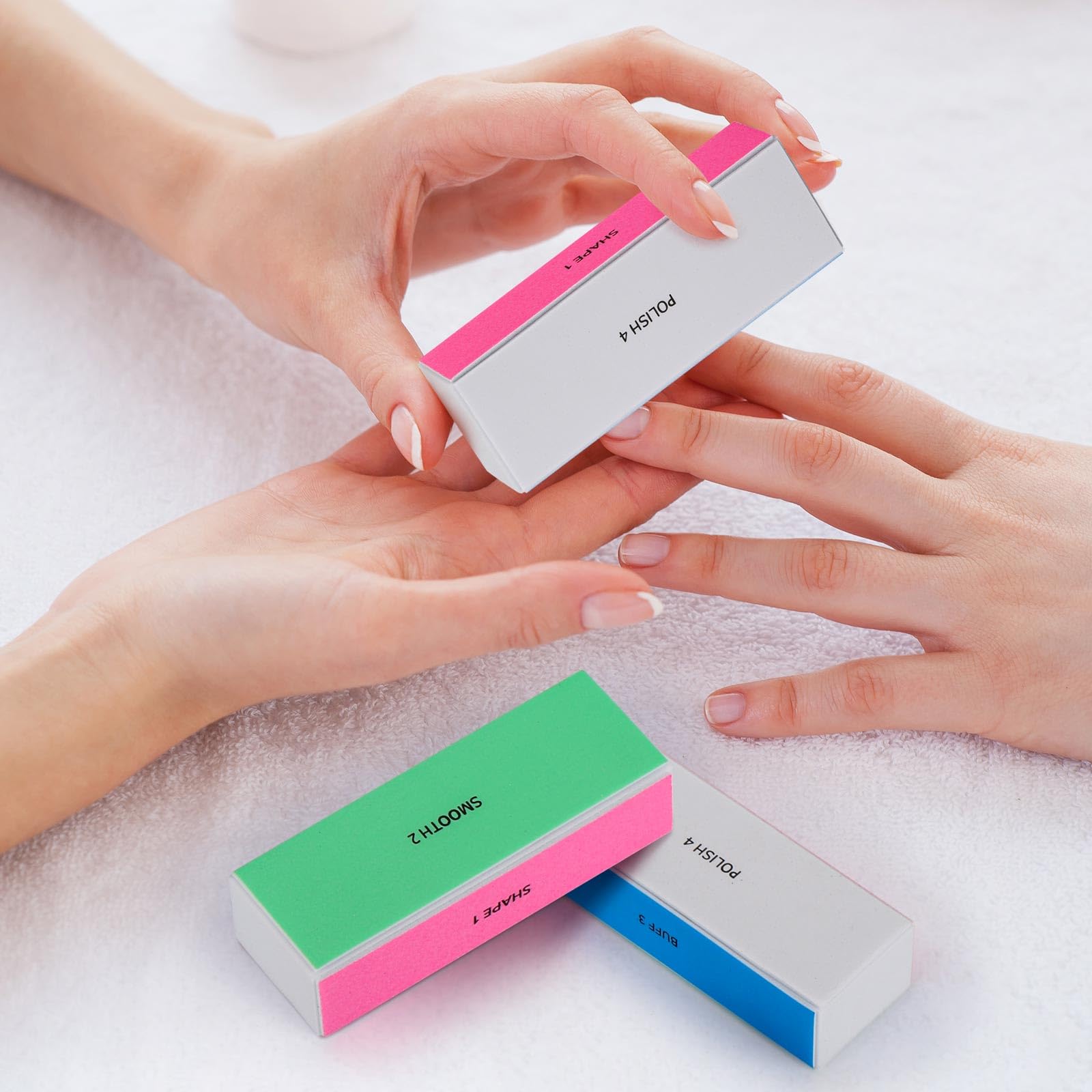 Travel-friendly Tbestmax nail buffer block design for on‑the‑go touch-ups.