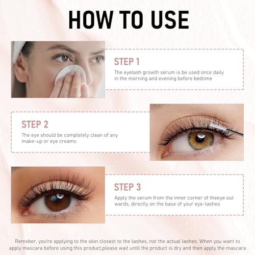 Tbexem Daislashes serum brush application demonstrated for precise nightly use