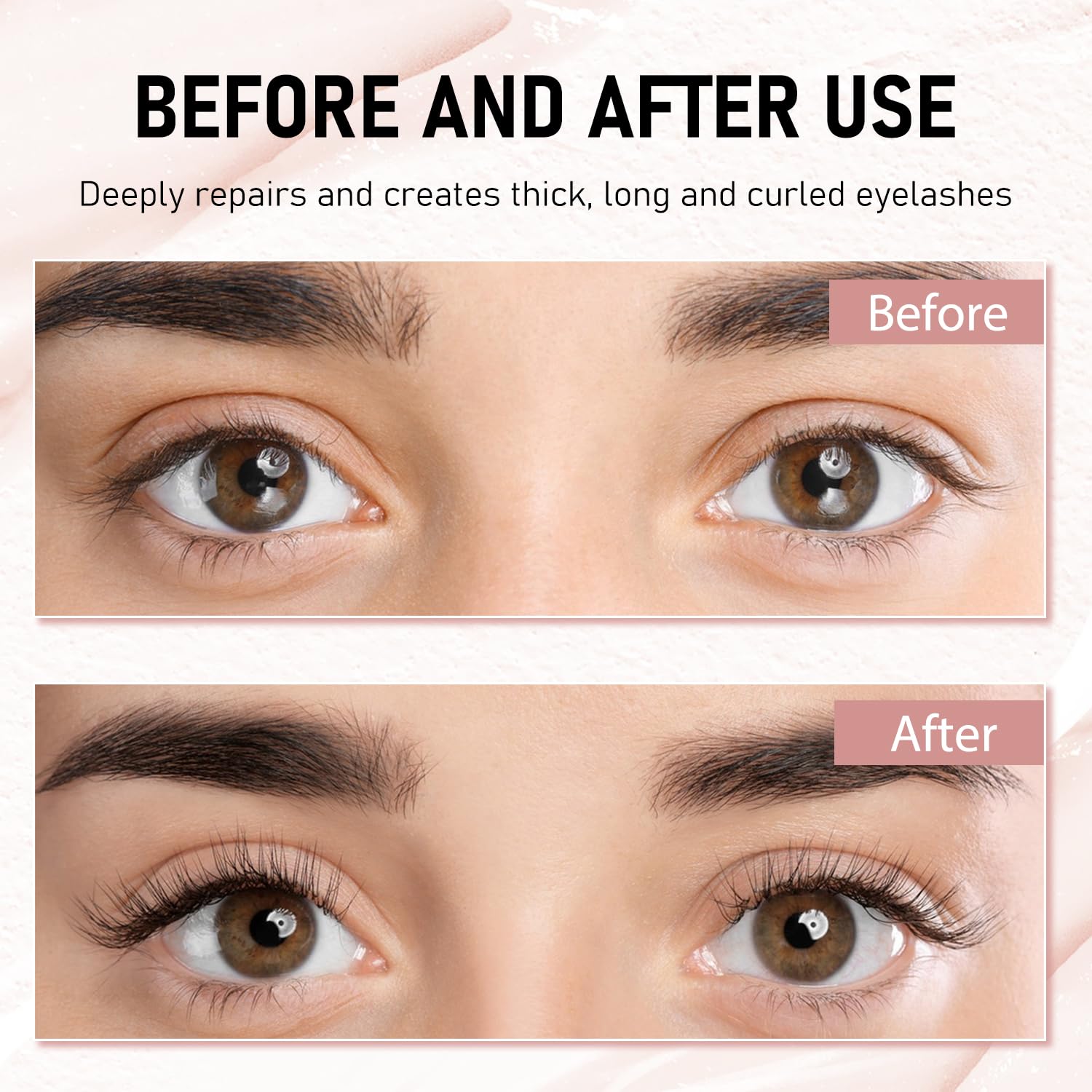Tbexem Daislashes serum detailed label highlights safety and natural formula