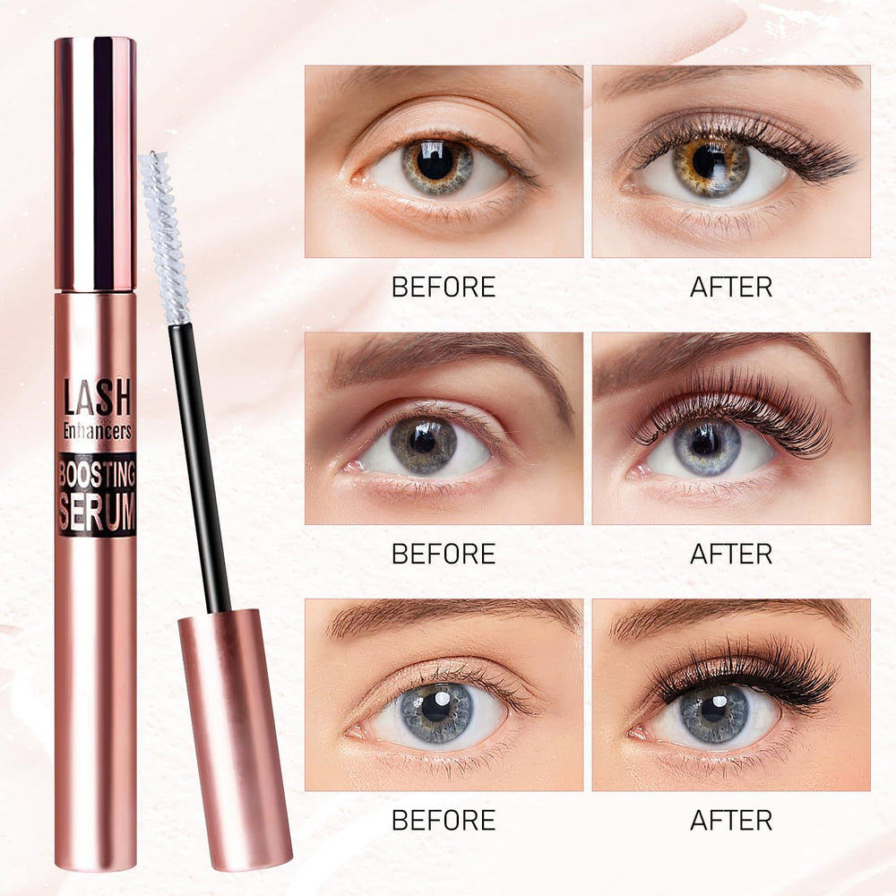 Tbexem Daislashes serum lash closeup showing enhanced lash definition