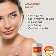 t.botanicals Calendula Salve texture swatch reveals rich moisturizer for dry skin