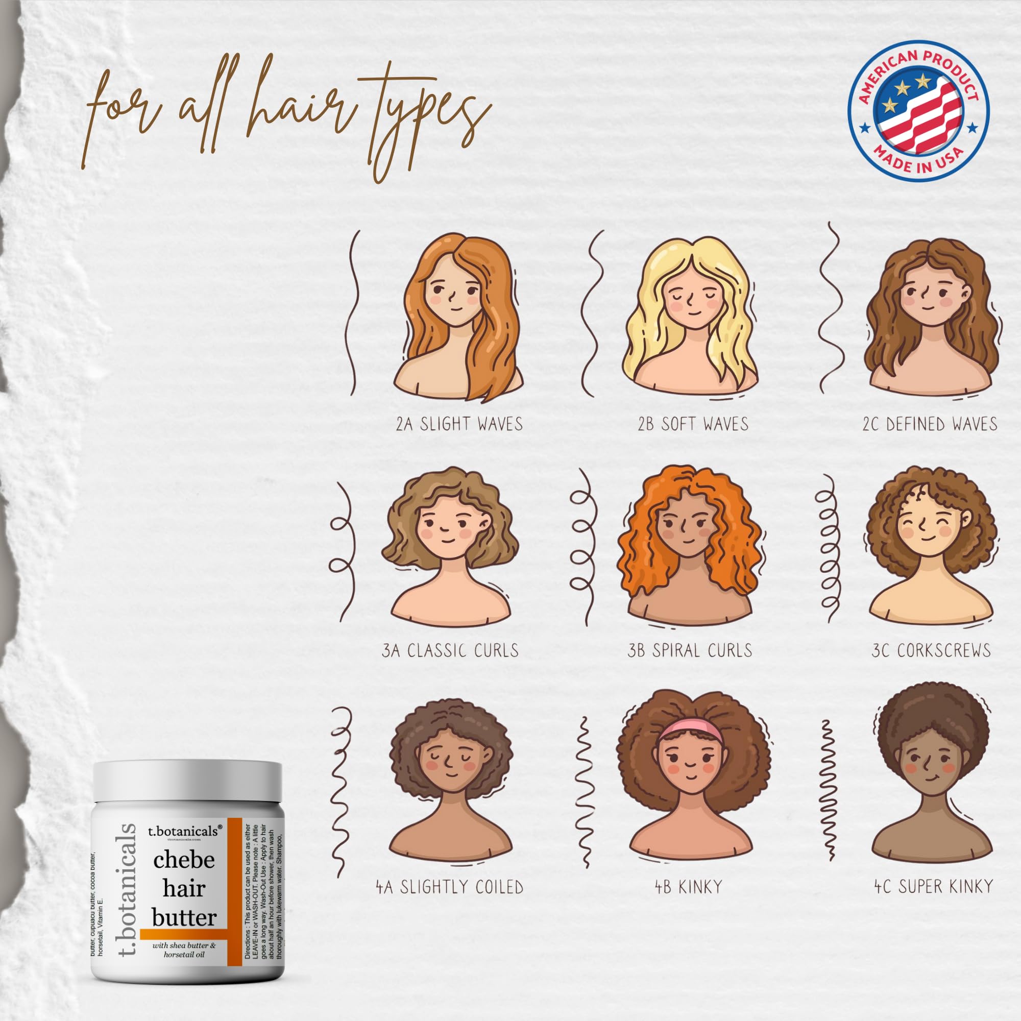 t.botanicals Chebe Hair Butter packaging and jar ready-to-use